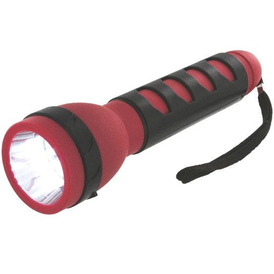Highlander Blaze 10 LED Ficklampa - Röd/Svart
