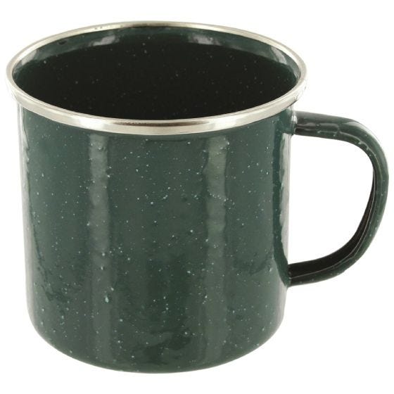 Highlander Deluxe Mugg Emalj - Grön