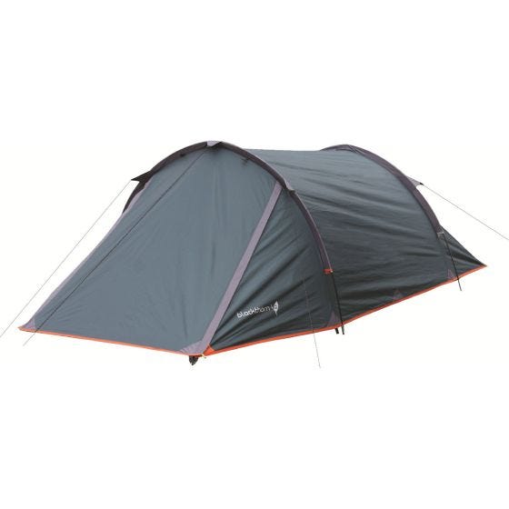 Highlander Blackthorn 2 Tält - Hunter Green/Orange Trim