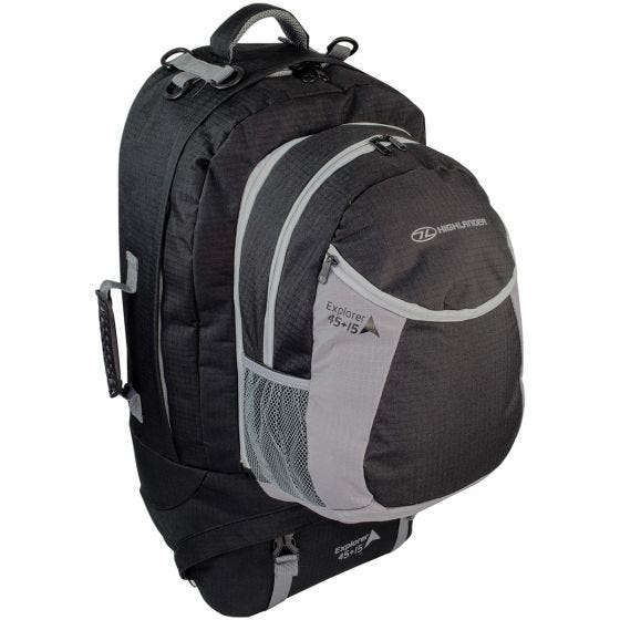 Highlander X-plorer Ryggväska 45 + 15 L - Svart