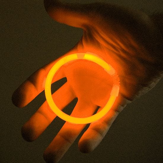 Illumiglow Handledsband 7,5" - Orange
