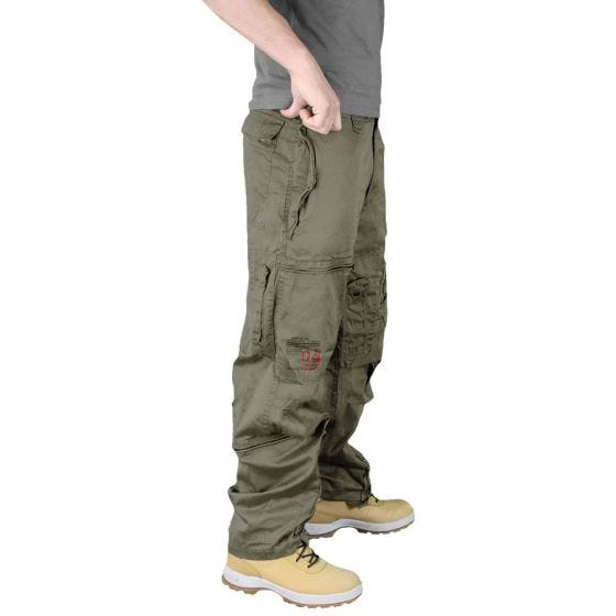 Surplus Infantry Cargo Byxor - Oliv