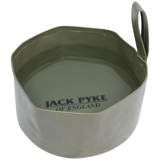 Jack Pyke Hopfällbar Hundskål - Grön