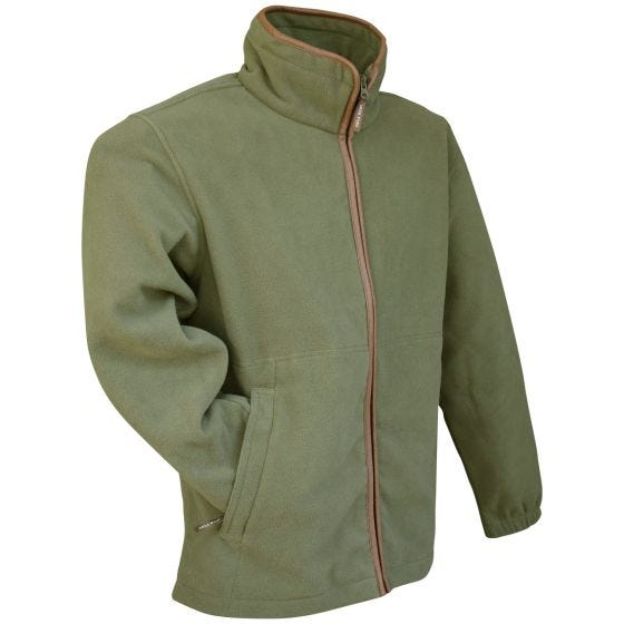 Jack Pyke Countryman Fleecejacka - Ljus Olivfärgad