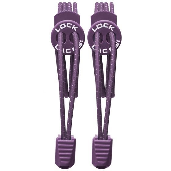 Lock Laces Elastic No Tie Skosnören - Lila