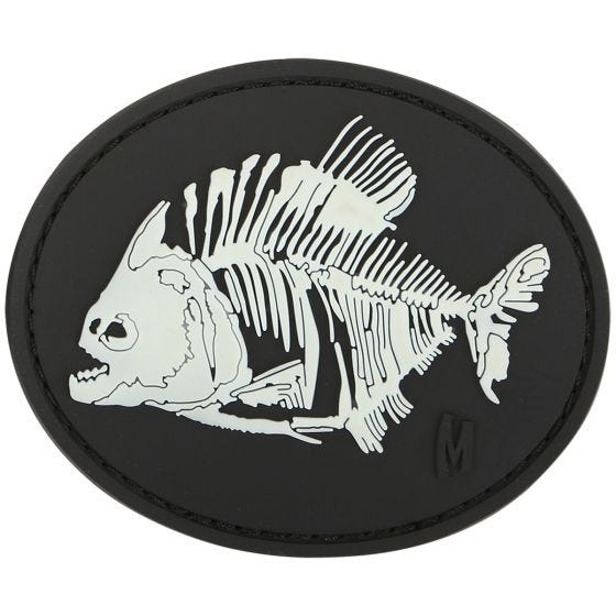 Maxpedition Piranha Bones Moralmärke - GLOW