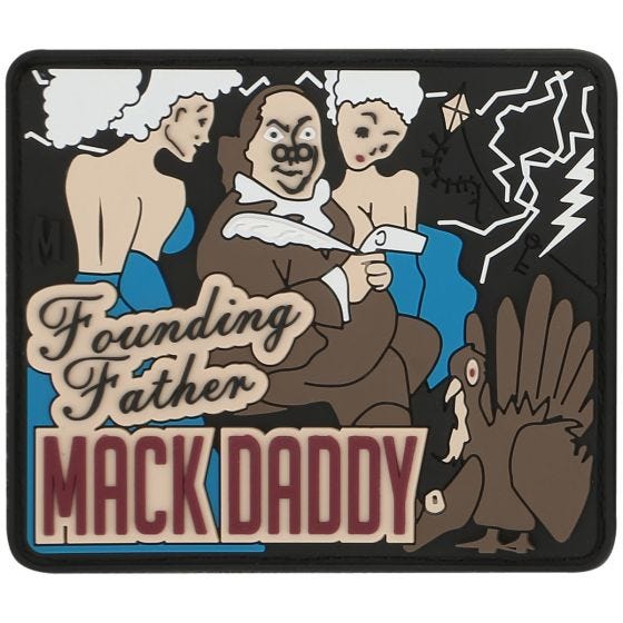 Maxpedition Ben Franklin Mack Moralmärke - Fullfärg