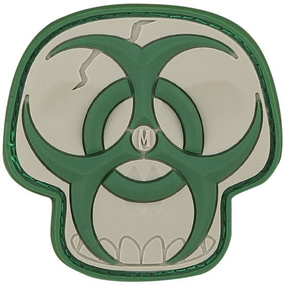Maxpedition Biohazard Skull Moralmärke - Arid