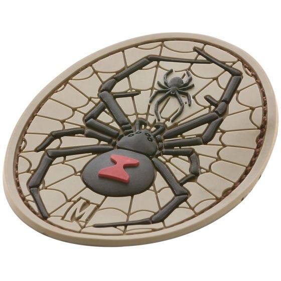 Maxpedition Black Widow Moralmärke - Arid