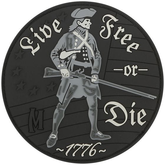 Maxpedition Live Free or Die Moralmärke SWAT
