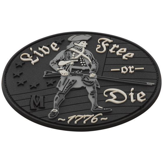 Maxpedition Live Free or Die Moralmärke SWAT