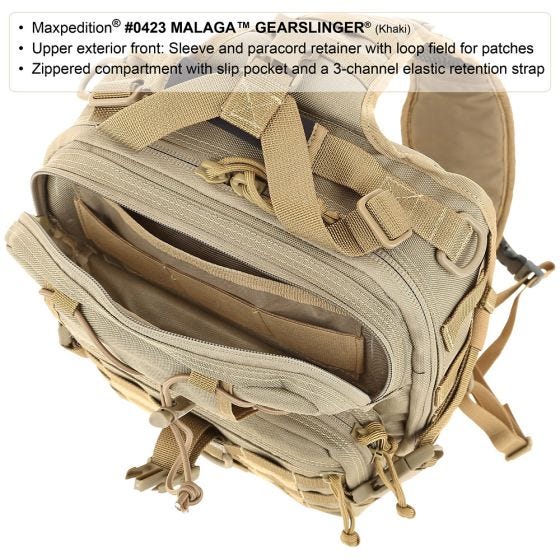 Maxpedition Malaga Gearslinger - Svart