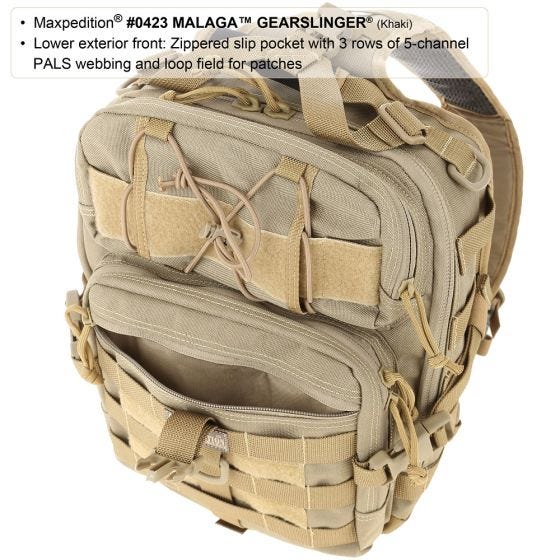 Maxpedition Malaga Gearslinger - Svart
