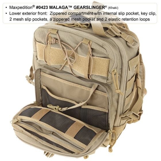 Maxpedition Malaga Gearslinger - Svart
