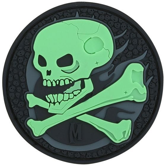 Maxpedition Skull Moralmärke - GLOW