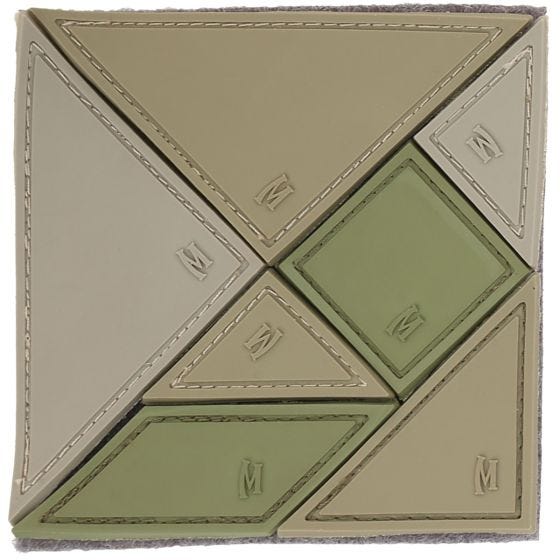 Maxpedition Tangram 7-Piece Moralmärke - Arid