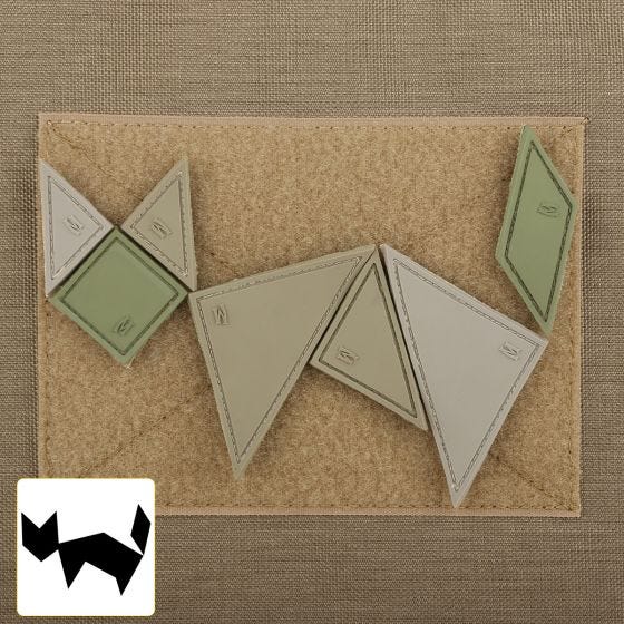 Maxpedition Tangram 7-Piece Moralmärke - Arid