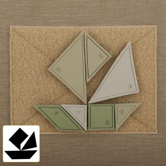 Maxpedition Tangram 7-Piece Moralmärke - Arid