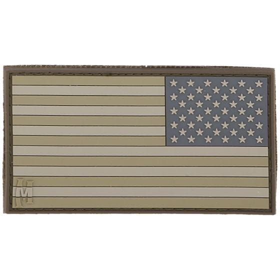 Maxpedition Reverse USA Flag Litet Moralmärke - Arid