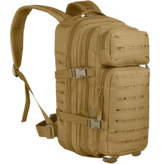 MFH Assault I Ryggsäck Laser - Coyote Tan