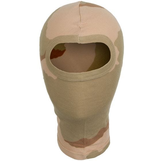 MFH Balaklava med 1 Hål Lätt Bomull - 3-Colour Desert