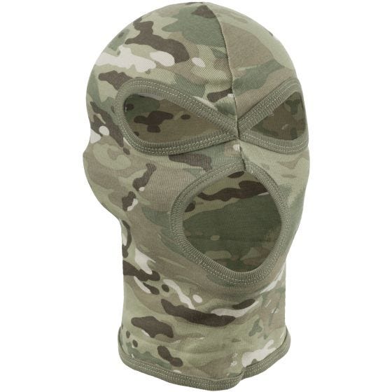 MFH Balaklava med 3 Hål Lätt Bomull - Operation Camo