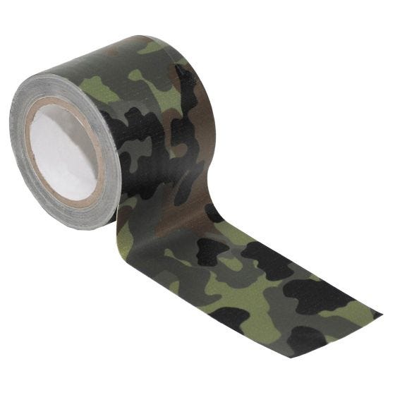 MFH BW Tygtejp 5 cmx5 m - Flecktarn