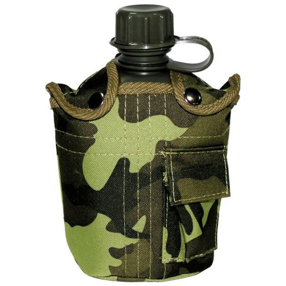 MFH US Style Fältflaska - Czech Woodland