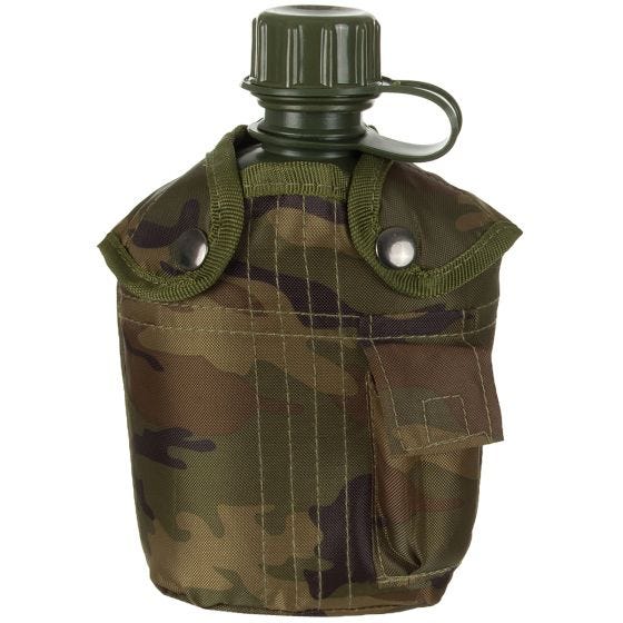 MFH US Style Fältflaska - Woodland