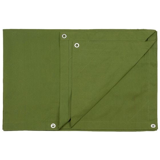MFH Canvas Presenning Metal Eyelets 305x365cm - Oliv