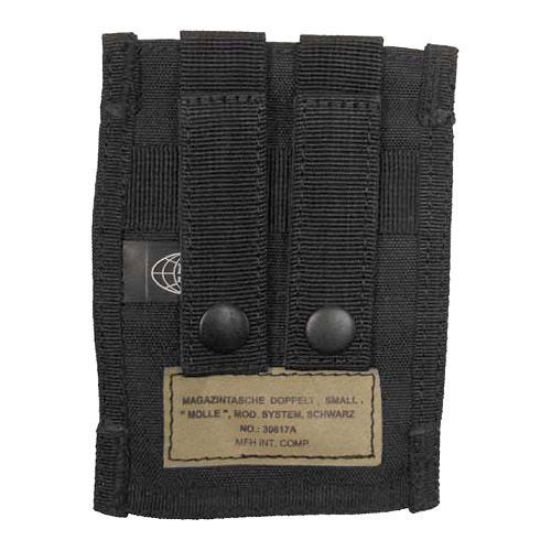 MFH MOLLE Liten Dubbel Magasinficka 9 mm - Svart
