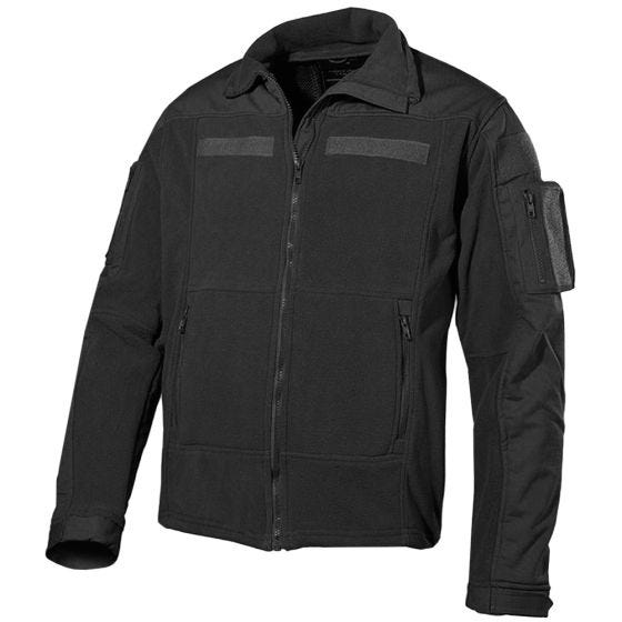 MFH US Combat Fleecejacka - Svart
