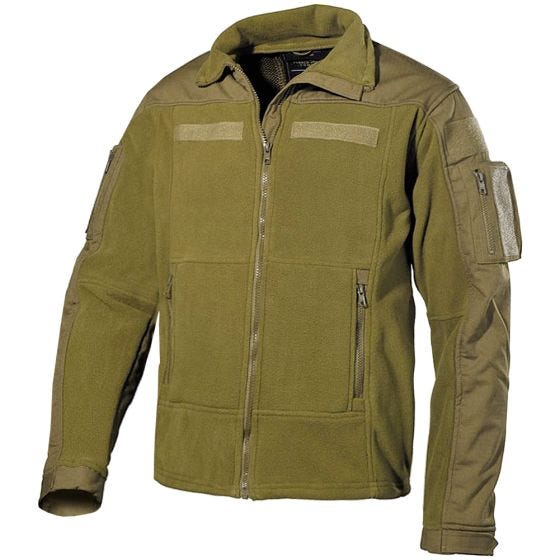 MFH US Combat Fleecejacka - Coyote