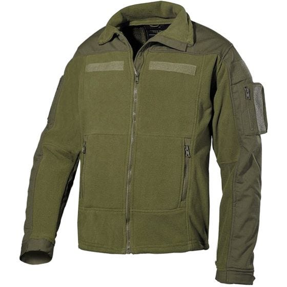 MFH US Combat Fleecejacka - Oliv