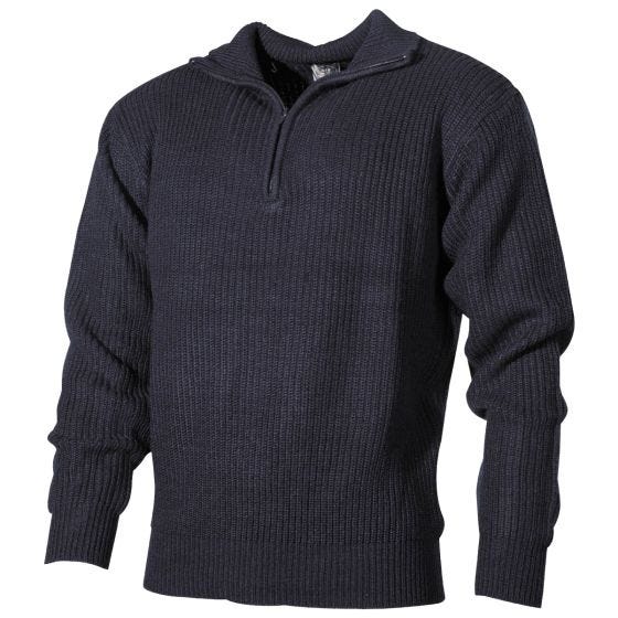 MFH Navy Sweater Akryl - Navy Blue