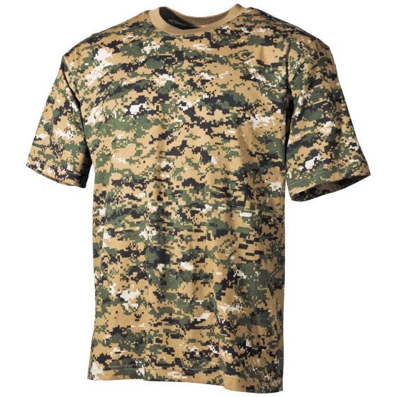 MFH T-shirt - Digital Woodland