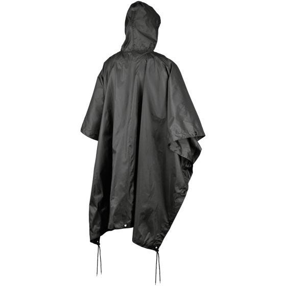 MFH US Poncho Ripstop - Svart