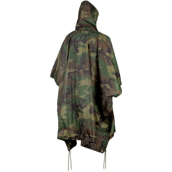 MFH US Poncho Ripstop - Woodland