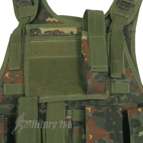MFH Ranger MOLLE Taktisk Väst - Flecktarn