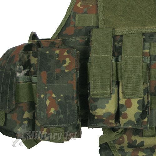 MFH Ranger MOLLE Taktisk Väst - Flecktarn