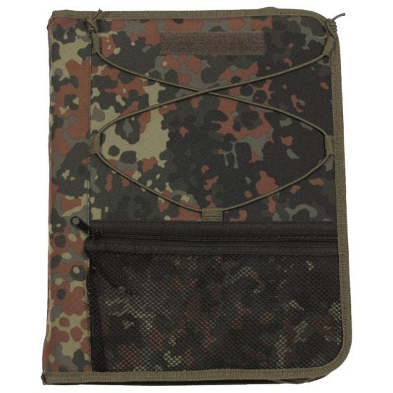 MFH Skrivfodral med Kartskydd - Flecktarn