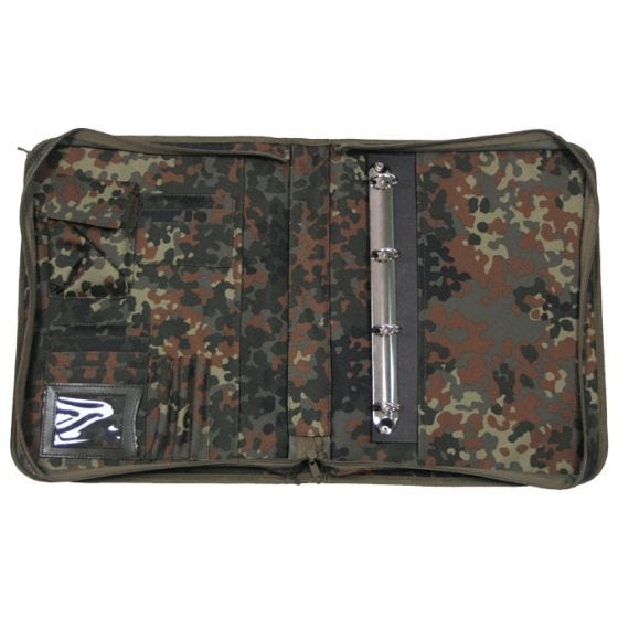 MFH Skrivfodral med Kartskydd - Flecktarn