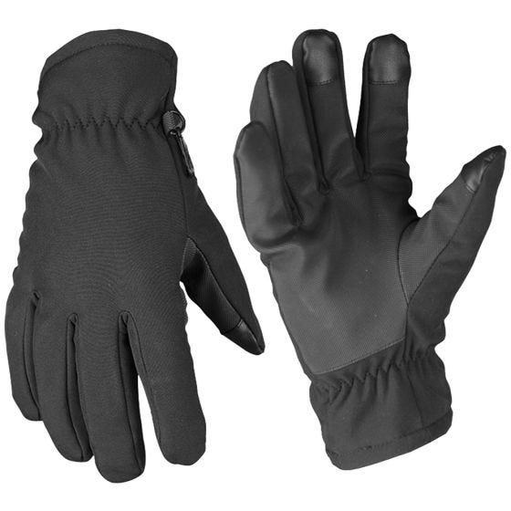 Mil-Tec Thinsulate Softshellhandskar - Svart