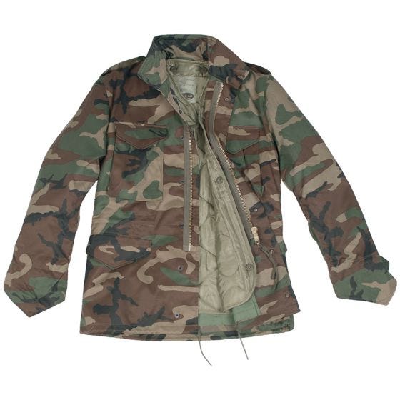 Mil-Tec Classic M65 US Jacka - Woodland