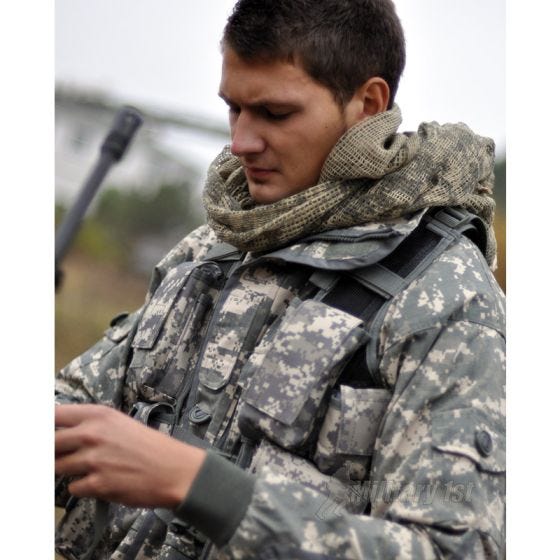 Mil-Tec Nätscarf - Vegetato Woodland
