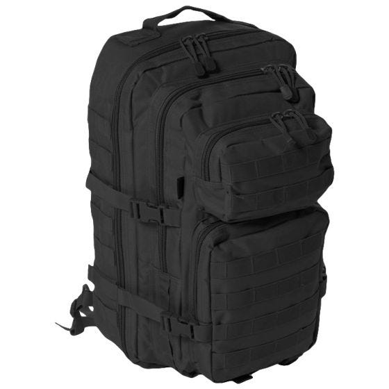 Mil-Tec Stort Attackpack med En Rem - Svart