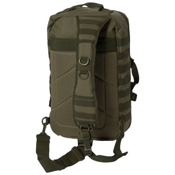 Mil-Tec Stort Attackpack med En Rem - Oliv