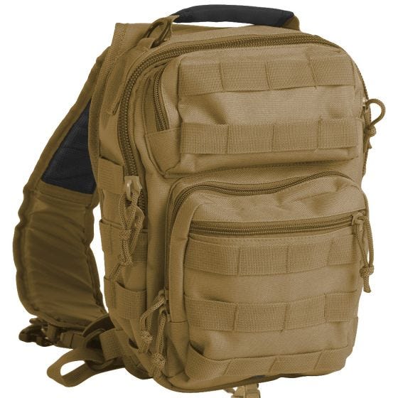 Mil-Tec Liten En-rem Attackpack - Coyote