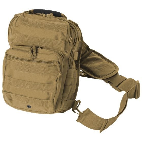 Mil-Tec Liten En-rem Attackpack - Coyote