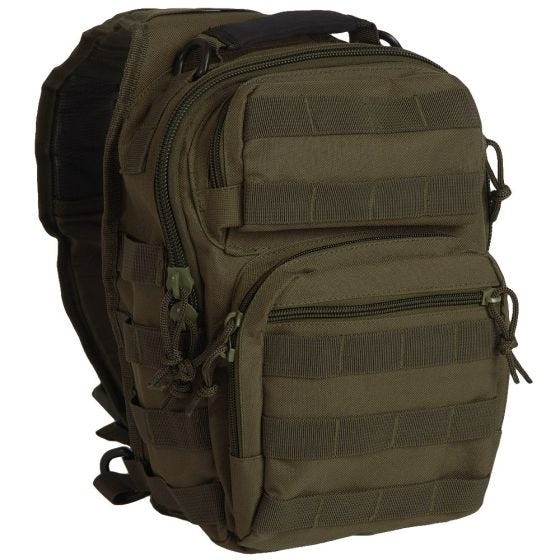 Mil-Tec Liten En-rem Attackpack Oliv